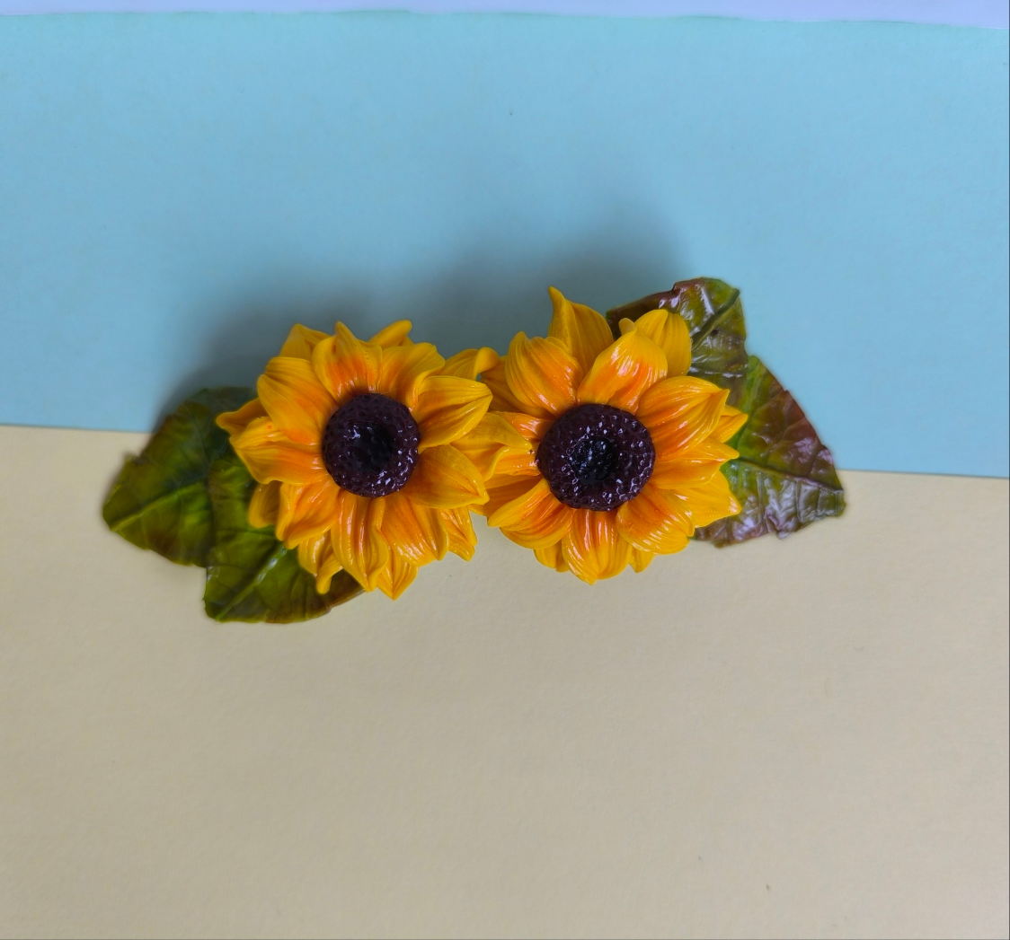 Pasador Girasoles en rama