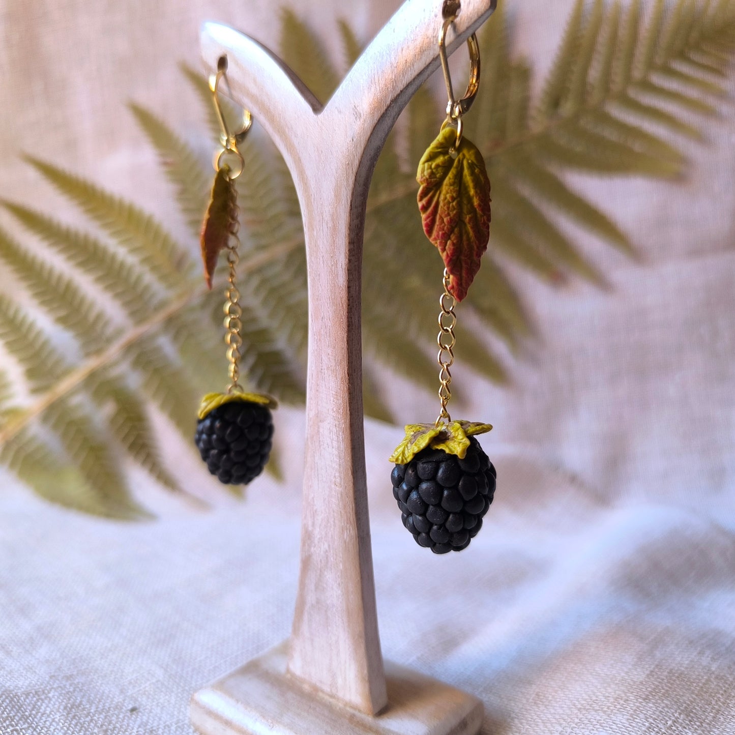 Pendientes Mora largos