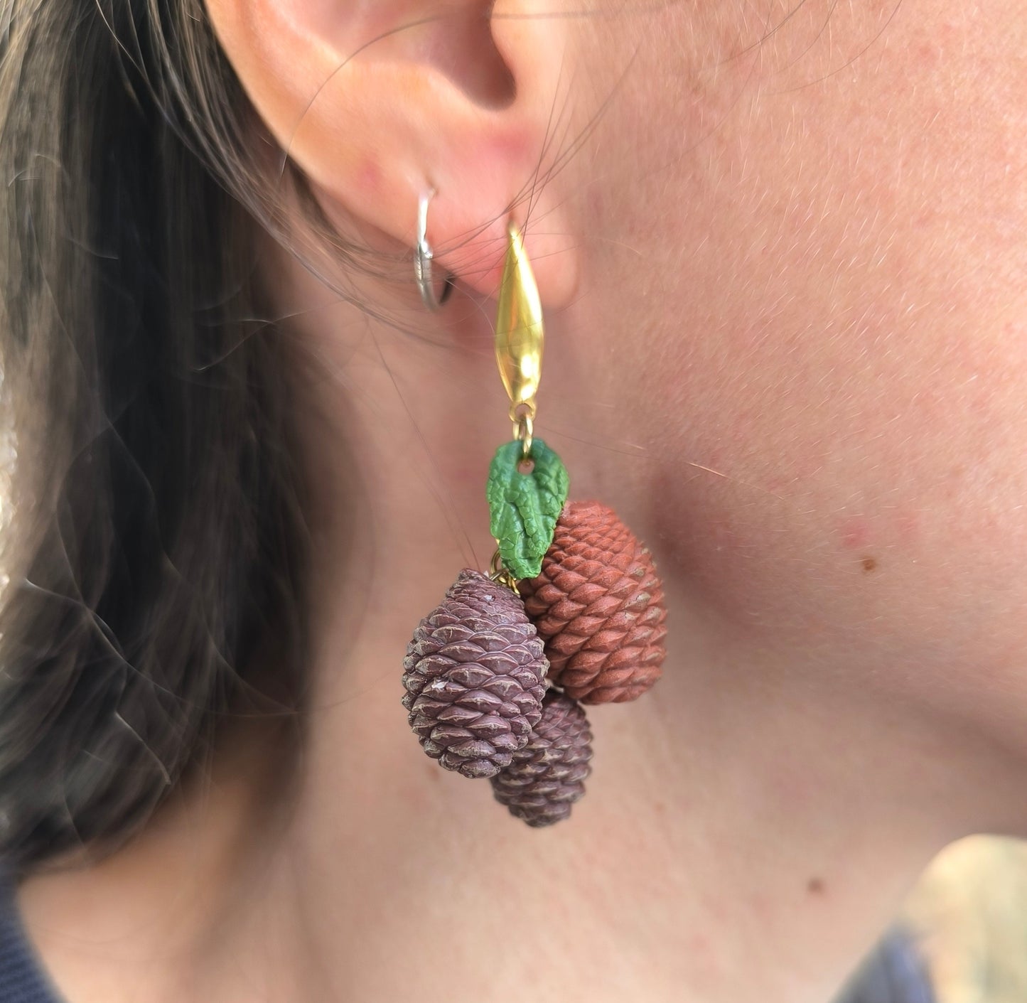 Pendientes Piñas de Bosque