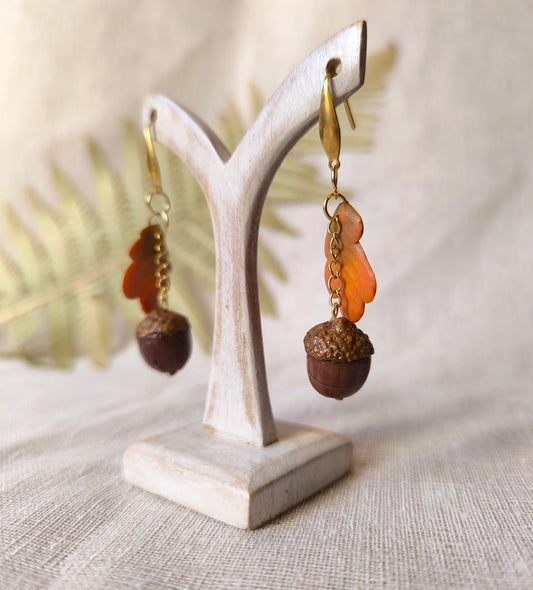 Pendientes Bellota de Otoño